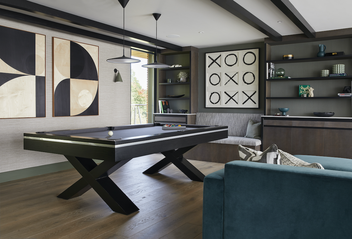 Oak flooring boards pattern